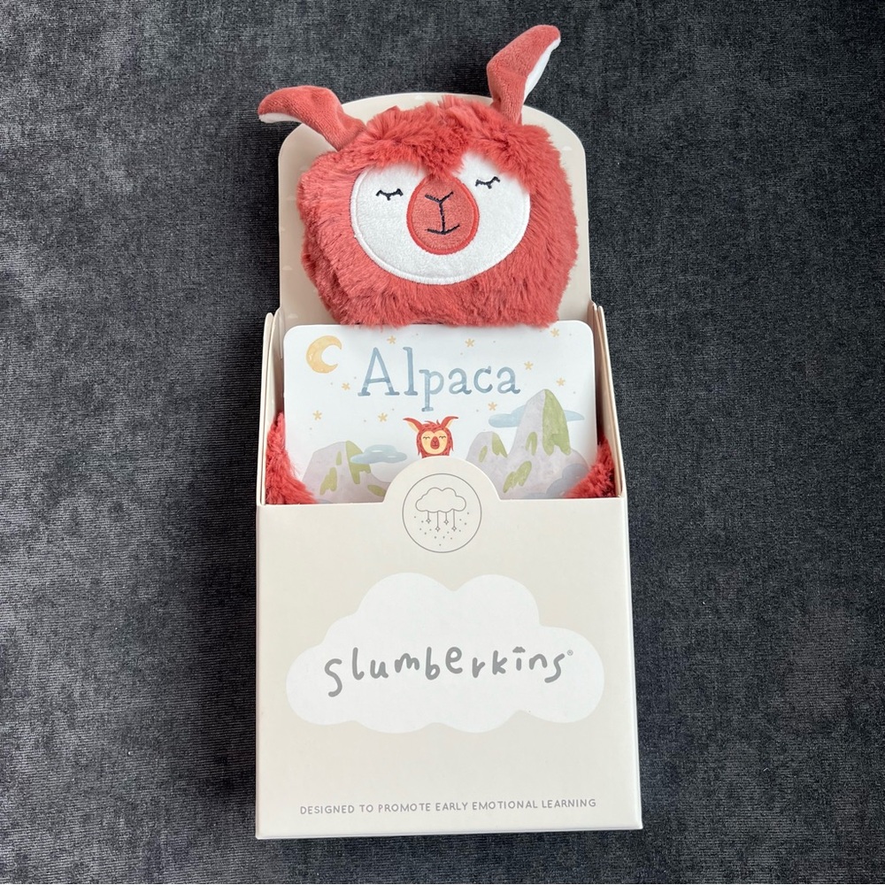 NWT Slumberkins Rust Alpaca Snuggler